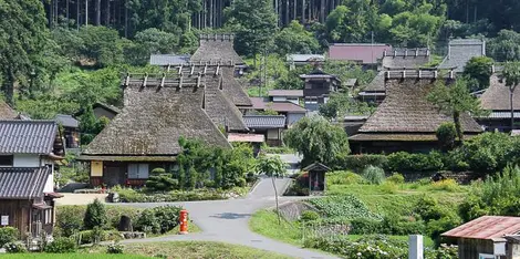 Les maisons kabayuki sont l'image du Japon rural Les maisons kabayuki sont l'image du Japon rural