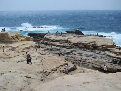Les 1 000 tatami du plateau Senjojiki. Les 1 000 tatami du plateau Senjojiki.