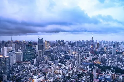 Vue depuis la Roppongi Hills Mori Tower. Vue depuis la Roppongi Hills Mori Tower.