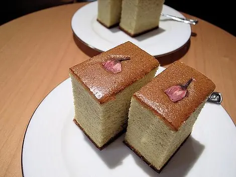 Des castellas japonaises à la fleur de cerisier. Des castellas japonaises à la fleur de cerisier.