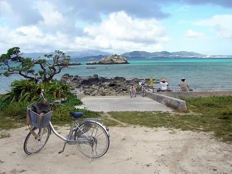 One of the Taketomi beaches. One of the Taketomi beaches.