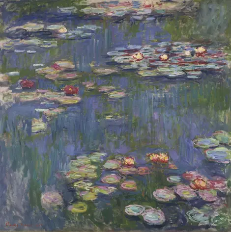 Les Nymphéas de Claude Monet.