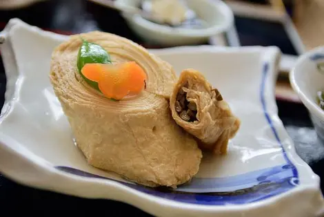 A roll of yuba A roll of yuba