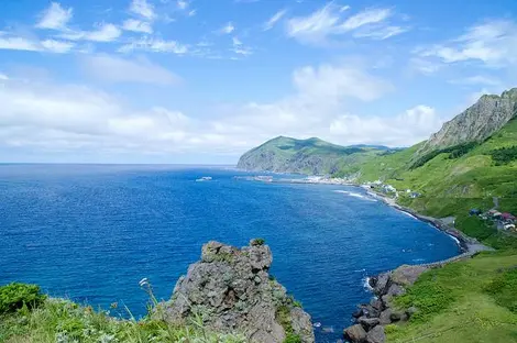 La côte de l'île Rebun