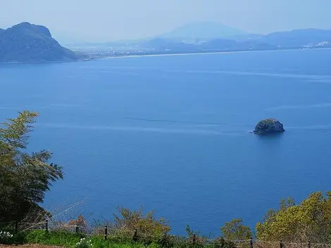 La vue depuis Nokonoshima.