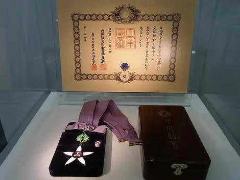 The Order of the Culture given by the Emperor himself on Nov. 3rd The Order of the Culture given by the Emperor himself on Nov. 3rd