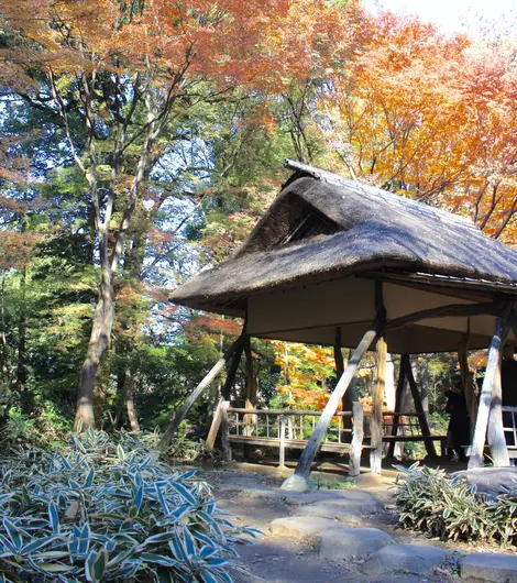 La pavillon Tsutsuji-Chaya du jardin Rikugi-en La pavillon Tsutsuji-Chaya du jardin Rikugi-en