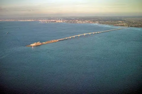 Tokyo Wan Aqua Line, littoral de la préfecture de Chiba