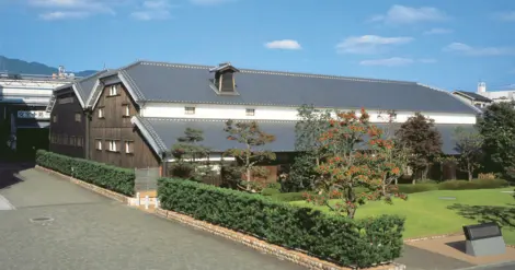 Le bâtiment du Musée de la Brasserie de saké Hakutsuru Le bâtiment du Musée de la Brasserie de saké Hakutsuru