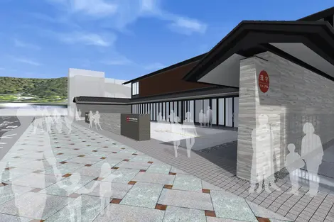 Un bâtiment à l'esthétique sobre renferme l'histoire des kanji Un bâtiment à l'esthétique sobre renferme l'histoire des kanji