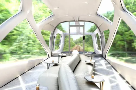 Interior of Luxury Train Shiki Shima Interior of Luxury Train Shiki Shima