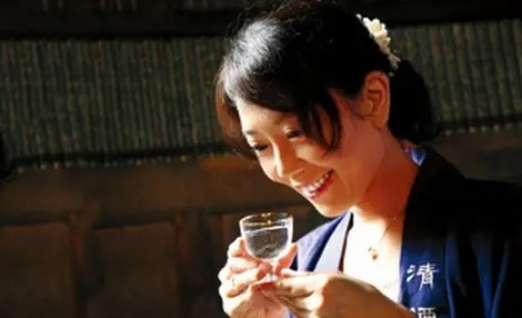 Asako Watanabe, one of only 7 female sake producers in Japan. Asako Watanabe, one of only 7 female sake producers in Japan.
