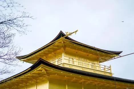 Zoom sur les dorures du Kinkakuji de Kyoto Zoom sur les dorures du Kinkakuji de Kyoto