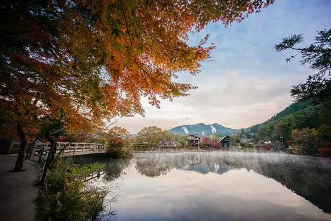 L'automne dans la ville  thermale de Yufuin (Kyûshû)