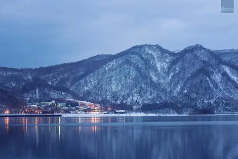 Le lac toya en hiver Le lac toya en hiver