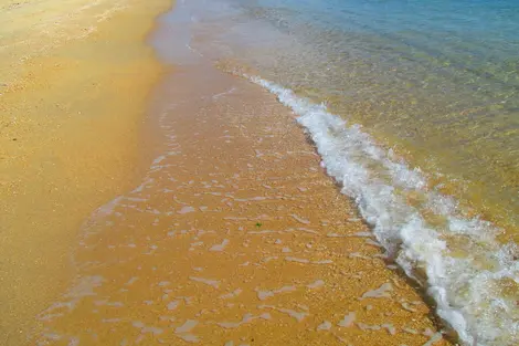 La plage de Suma, sur la mer intérieure du Japon