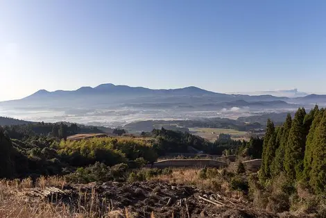 Les montagnes Kirishima, près du village de Takaharu (préfecture de Miyazaki)