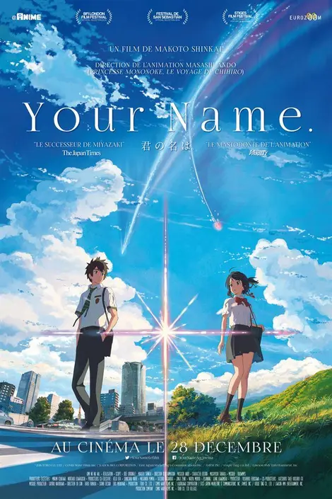 Affiche du film Your Name de Makoto Shinkai