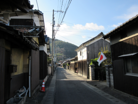 Les ruelles du quartier historique de Yuge, sur l'archipel Kamijima