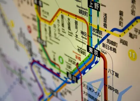 Les cartes du réseau de métro vont proposer une version en anglais, sans les caractères japonais Les cartes du réseau de métro vont proposer une version en anglais, sans les caractères japonais