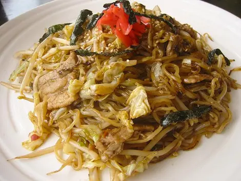 Des nouilles sautées yakisoba