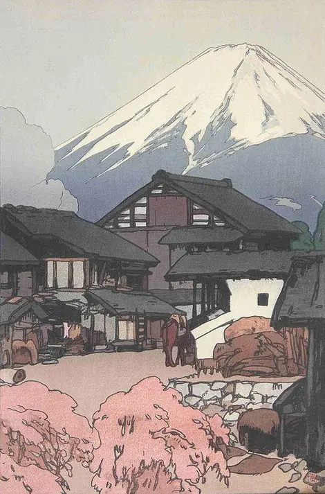 Le Mont Fuji depuis Funatsu Yoshida Hiroshi Le Mont Fuji depuis Funatsu Yoshida Hiroshi
