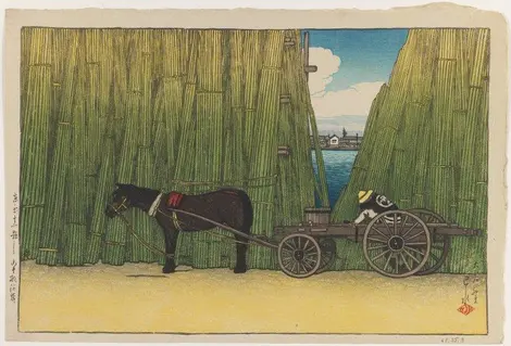 Kawase Hasui (Japanese, 1883-1957). Tokyo, 12 Dai: Komatogashi, 1919. Kawase Hasui, Tokyo, 12 Dai: Komatogashi, 1919.