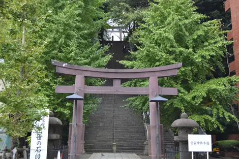 escalier du succès Atago-jinja