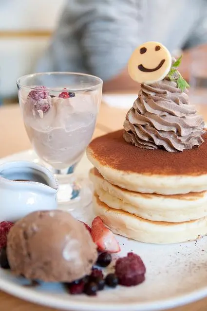 Pancakes de chez Pancakes Days à Harajuku, Tokyo Pancakes de chez Pancakes Days à Harajuku, Tokyo