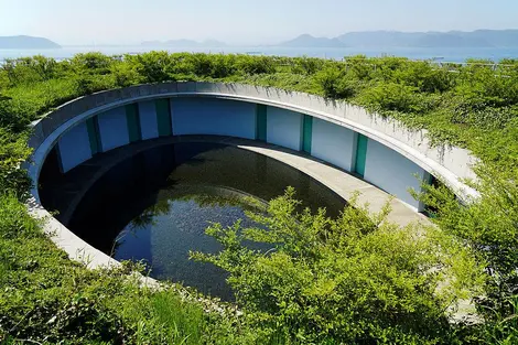 The Benesse House realized by Tadao Ando