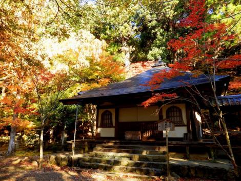 Le temple Kôzan-ji en automne