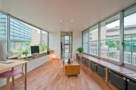 L'intérieur de la maison Horinouchi, à Tokyo