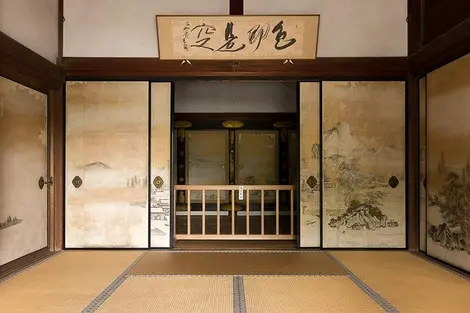 Fusuma du temple Shodenji à Kyoto Fusuma du temple Shodenji à Kyoto