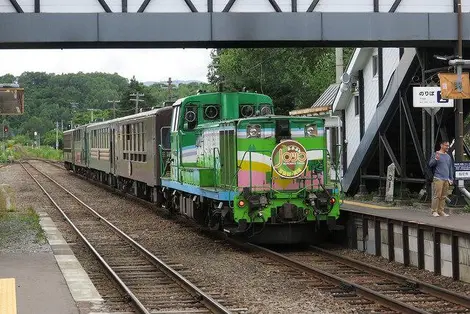 Le train spécial Furano Biei Norokko train