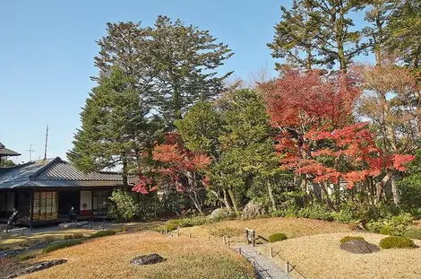 Garden of the Murin-an villa in Kyoto