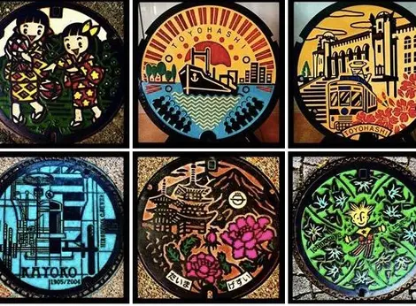 Des photos publiées sur les réseaux sociaux par "Japanese manhole convers" Des photos publiées sur les réseaux sociaux par "Japanese manhole convers"