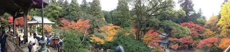 Engyô-ji, vue depuis le Mani-den Engyô-ji, vue depuis le Mani-den
