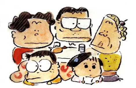 Le film d'animation "Mes voisins les Yamada" (studio Ghibli) Le film d'animation "Mes voisins les Yamada" (studio Ghibli)