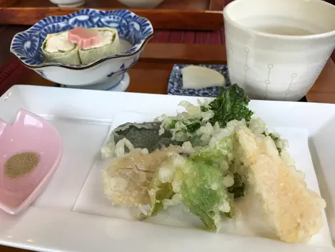 Tempura de kale