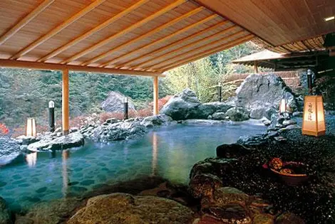 Les bains du Nishiyama onsen keiukan Les bains du Nishiyama onsen keiukan