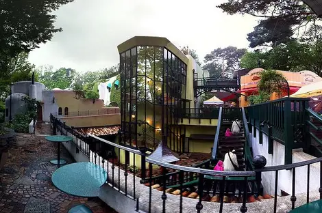 The terrace of Ghibli Museum The terrace of Ghibli Museum