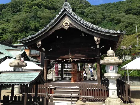 Le sanctuaire Kitano Tenman-jinja à Kobe