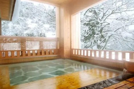 Un onsen à Echigo-Yuzawa