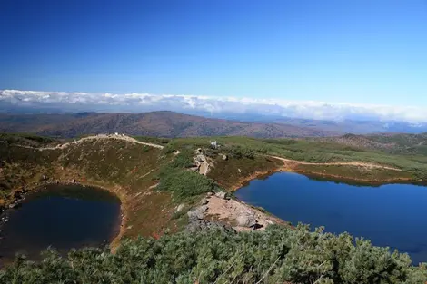 Les étangs du parc Daisetsuzan à Hokkaido