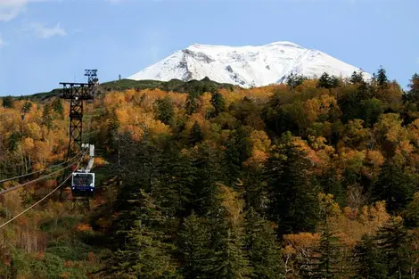 Le téléphérique "Asahidake ropeway" Le téléphérique "Asahidake ropeway"