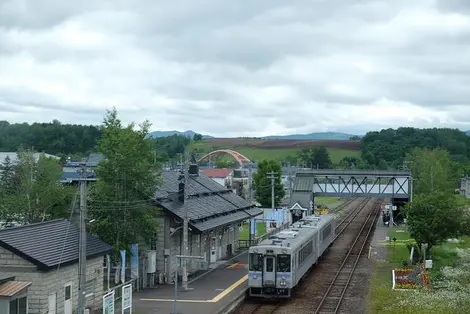 La gare de Biei La gare de Biei