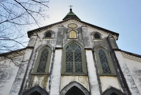 Façade de l'église Oura à Nagasaki