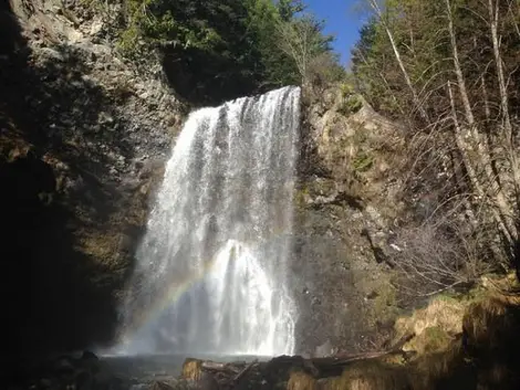 La cascade Zengorô, sur le plateau de Norikura