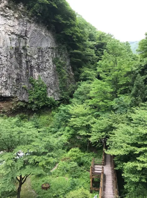 La vallée de Gandate Chaya, près de Takayama La vallée de Gandate Chaya, près de Takayama