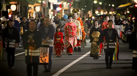La parade d'Oiran Susukino